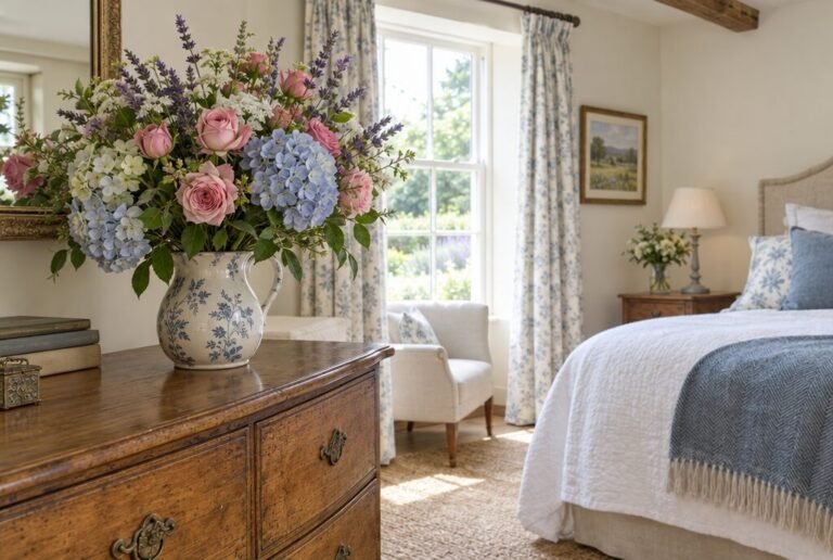 Fresh flowers in the room