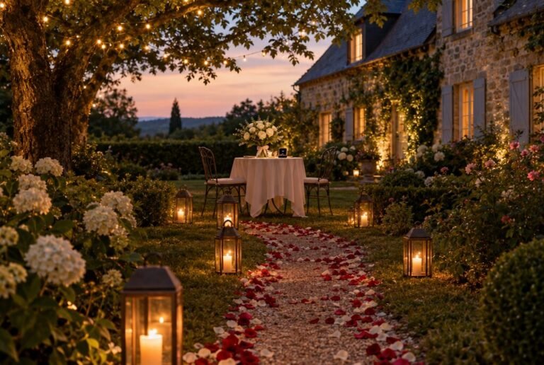 Proposal package (set-up, flowers, photographer)